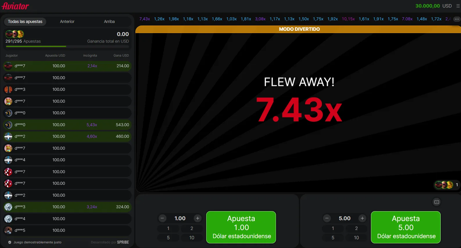 Otros títulos crash en el mismo lobby — Aviator