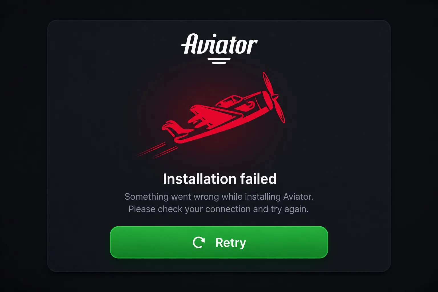 Aviator app download — troubleshooting failed installs on mobile